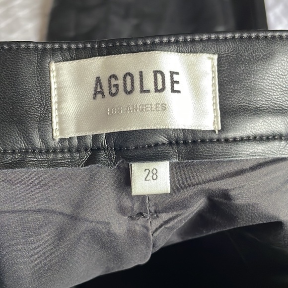 AGOLDE
90s Fitted Recycled Leather Pants - Picture 4 of 5